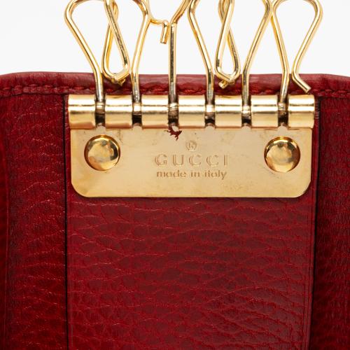 Gucci Leather GG Marmont 6 Key Case