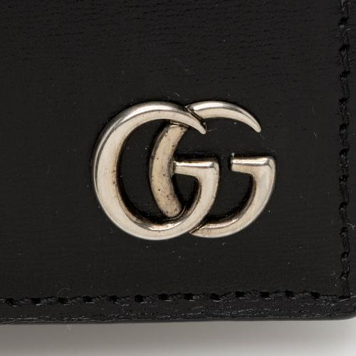 Gucci Leather GG Marmont Bi-Fold Long Wallet