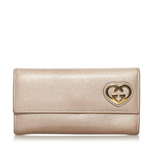 Gucci Lovely Leather Long Wallet