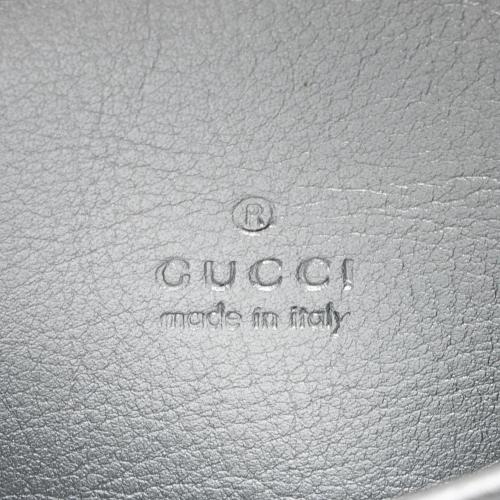 Gucci Metallic Guccissima Leather Card Case
