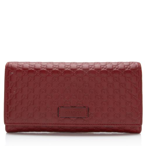 Gucci Microguccissima Leather Continental Wallet