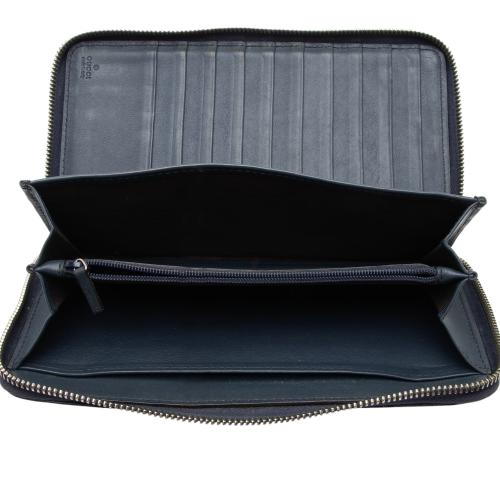Gucci Microguccissima Leather Zip Around Large Organizer Wallet