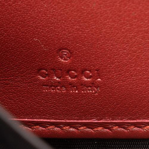Gucci Patent Microguccissima Nice Wallet