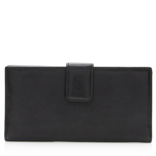 Gucci Vintage Leather Bamboo Wallet