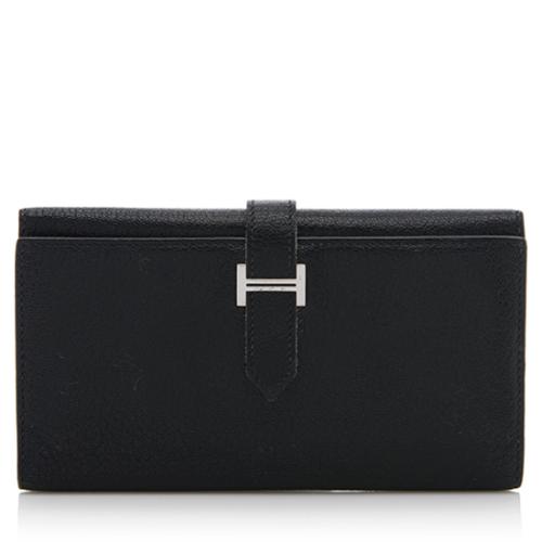 Hermes Chevre Bearn Tri-Fold Gusset Wallet 