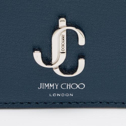 Jimmy Choo Calfskin JC Emblem Hanne Card Case