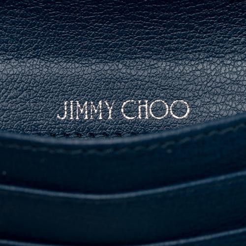 Jimmy Choo Calfskin JC Emblem Hanne Card Case
