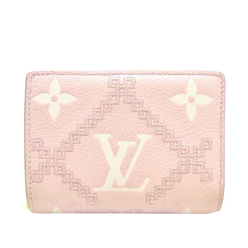 Louis Vuitton Bicolor Monogram Empreinte Broderie Clea Small Wallet