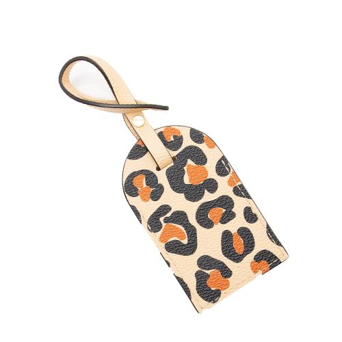 Louis Vuitton Coated Canvas Leopard Luggage Tag