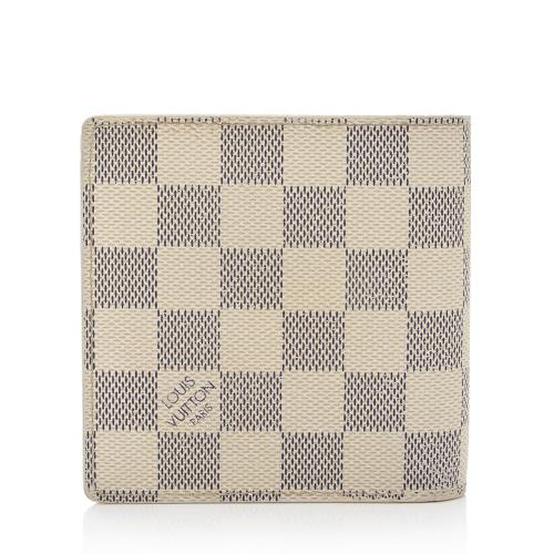 Louis Vuitton Damier Azur Pattern Coated Canvas Marco Wallet