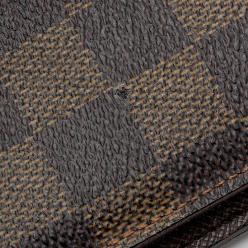 Authentic Louis Vuitton Mens Long Brazza Wallet - Damier Pattern