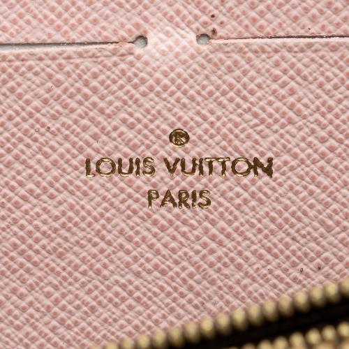 Louis Vuitton Brown 2016 Damier Ebene Pattern Clemence Wallet