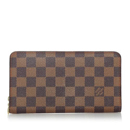 Louis Vuitton Damier Ebene Zippy Organizer Wallet 6748