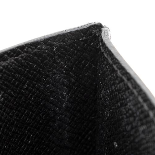 Louis Vuitton Black Damier Graphite Long Card Holder Wallet Case Porte  Cartes
