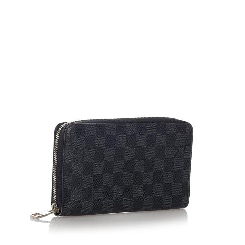 Louis Vuitton, Bags, Zippy Wallet Vertical In Blackgrey Monogram Eclipse