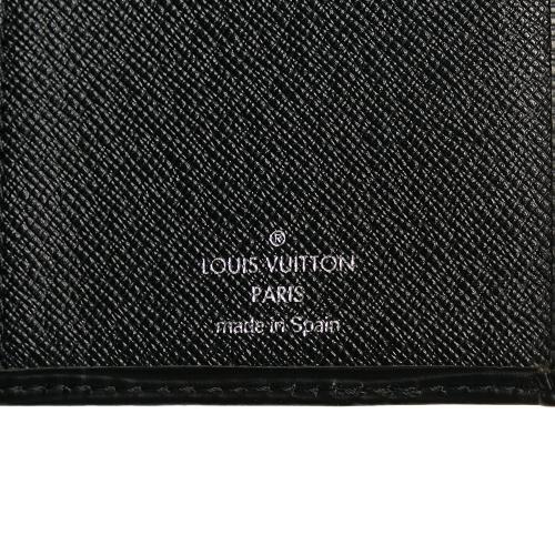 Louis Vuitton Black EPI Leather Brazza Wallet