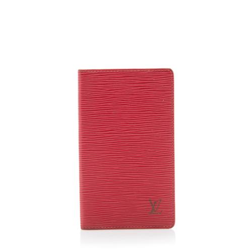 Louis Vuitton Epi Leather Pocket Agenda Checkbook Cover