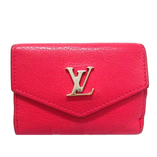 Louis Vuitton Leather Lockmini Wallet
