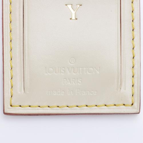 Louis Vuitton Leather Luggage Tag