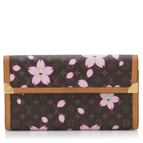 Louis Vuitton Limited Edition Pink Cherry Blossom Porte-Tresor