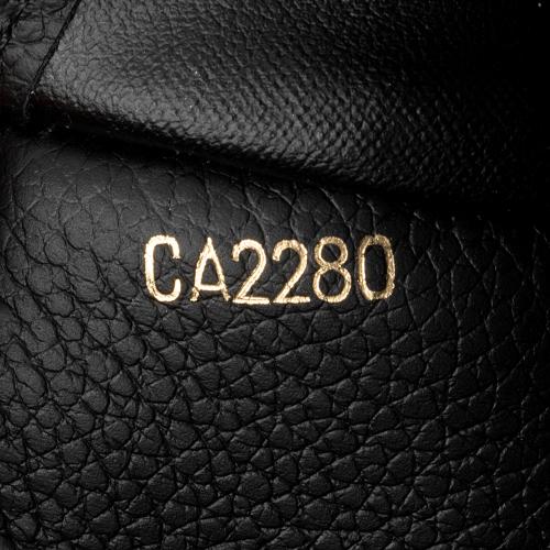 Louis Vuitton Womens Metallic Empreinte Leather Monogram Sarah