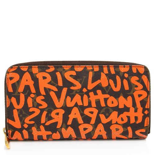 Louis Vuitton Limited Edition Monogram Graffiti Zippy Wallet