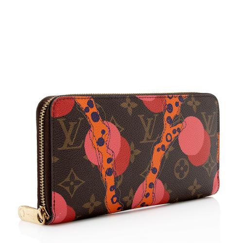 Louis Vuitton Limited Edition Monogram Canvas Ramages Zippy Wallet 9282