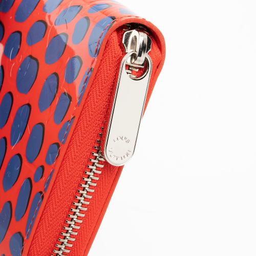 Louis Vuitton Limited Edition Monogram Vernis Jungle Dots Zippy Wallet