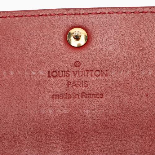 Louis Vuitton Limited Edition Monogram Vernis Rayures Sarah Wallet