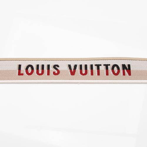 Louis Vuitton Logo Shoulder Strap Jacquard Wide
