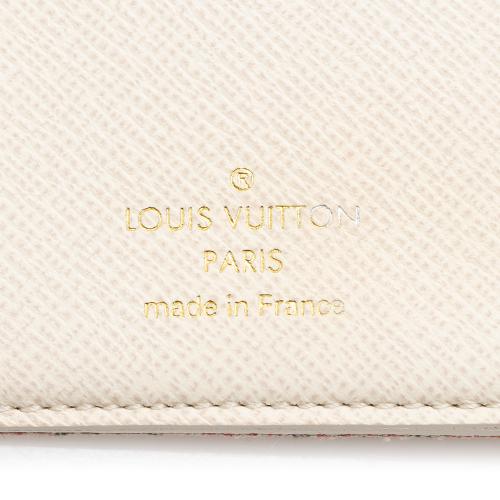 Louis Vuitton Mini Lin Croisette Port Feuille Vienoise French Purse Wallet 