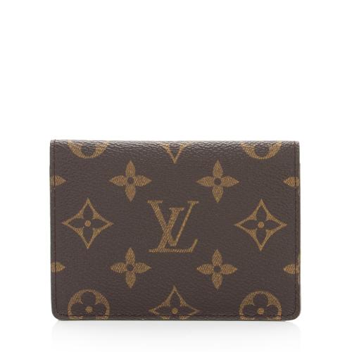 Louis Vuitton Monogram Canvas Porte 2 Vertical Card Holder