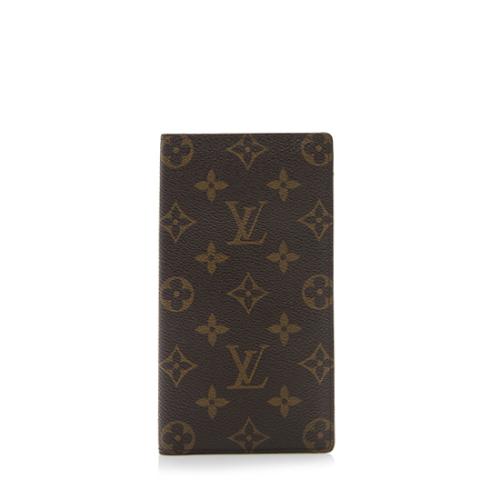 Louis Vuitton Monogram Canvas European Checkbook Cover - FINAL SALE