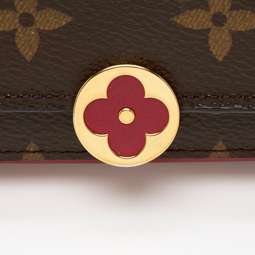 Louis Vuitton Monogram Canvas Flore Compact Wallet