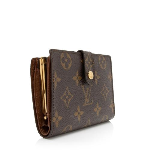 Louis Vuitton Monogram Brown French Kisslock Wallet - A World Of