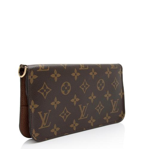 LOUIS VUITTON Monogram Canvas Ivorie Insolite Wallet