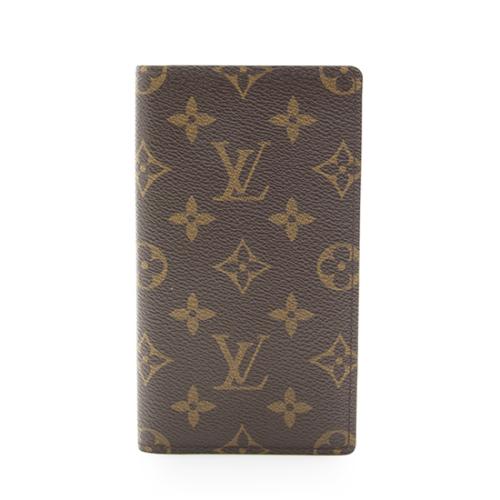 Louis Vuitton Monogram Canvas European Checkbook Cover