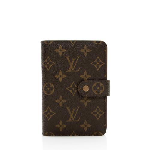 Louis Vuitton Monogram Canvas Porte Papier Zipper Wallet