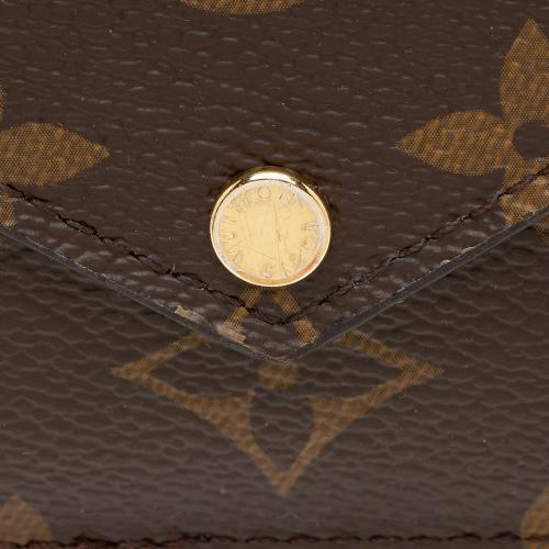 Louis Vuitton Monogram Canvas Recto Verso Card Holder Brown