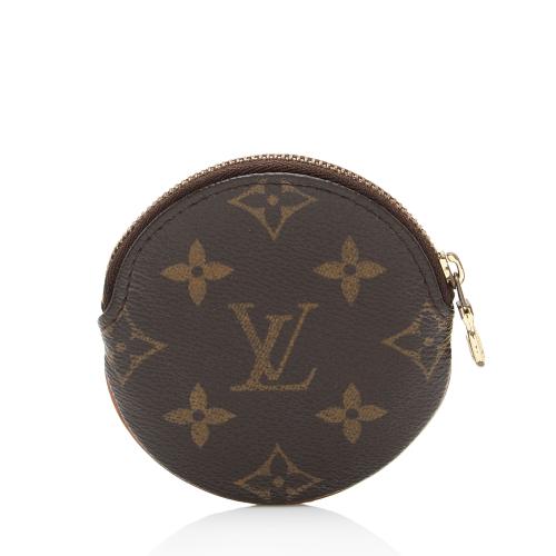 Louis Vuitton Monogram Canvas Round Coin Pouch