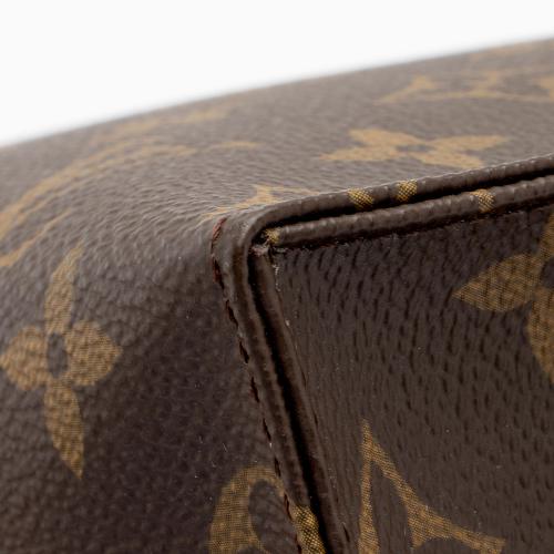 Louis Vuitton Brown Monogram Coated Canvas Toiletry Pouch 26 Gold