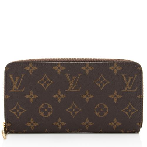 Louis Vuitton Zippy Wallet Canvas Brown For Women