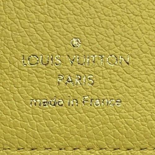 Louis Vuitton Yellow Monogram Empreinte Victorine Wallet Leather