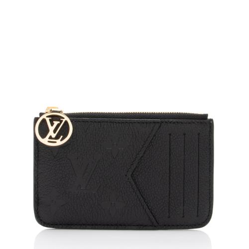 Louis Vuitton Monogram Empreinte Zipped Romy Card Holder