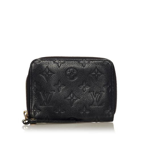 Louis Vuitton Monogram Empreinte Zippy Small Wallet 6056