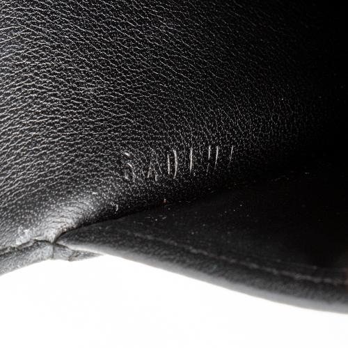 Louis Vuitton Grey Monogram Mahina Leather Amelia Wallet Louis Vuitton