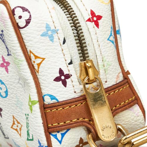 White Louis Vuitton Monogram Multicolore Wapity Pouch