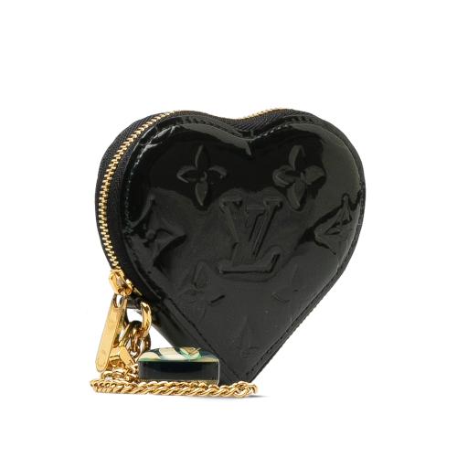 Louis Vuitton Monogram Vernis Heart Coin Purse