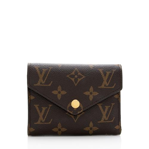 Louis Vuitton Victorine Wallet Monogram Brown Lining in Coated