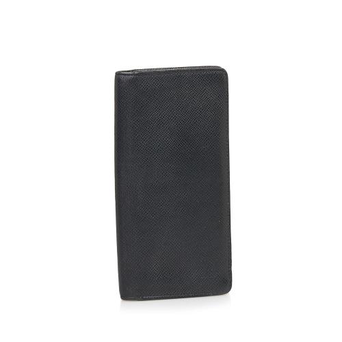 Louis Vuitton Grey Taiga Leather Bifold Wallet